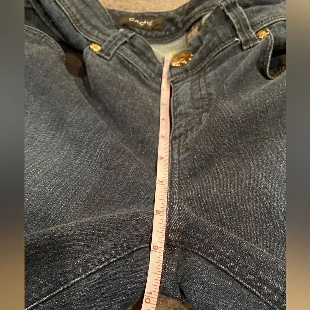 Cache Skinny Cropped Pants Size 8 - Picture 10 of 11